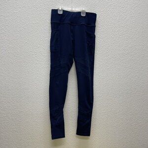 R.A.G RAG Juniors Medium Leggings Yoga Workout Active Mesh Sport EUC Athleisure